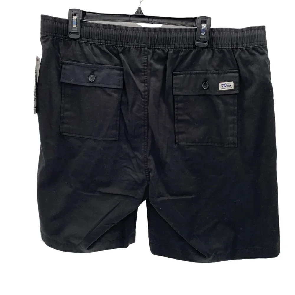 Reyn Spooner Black Cruiser Chino Shorts Men's Size XL